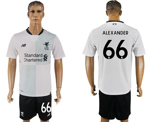 Liverpool #66 Alexander Away Soccer Club Jersey - Click Image to Close